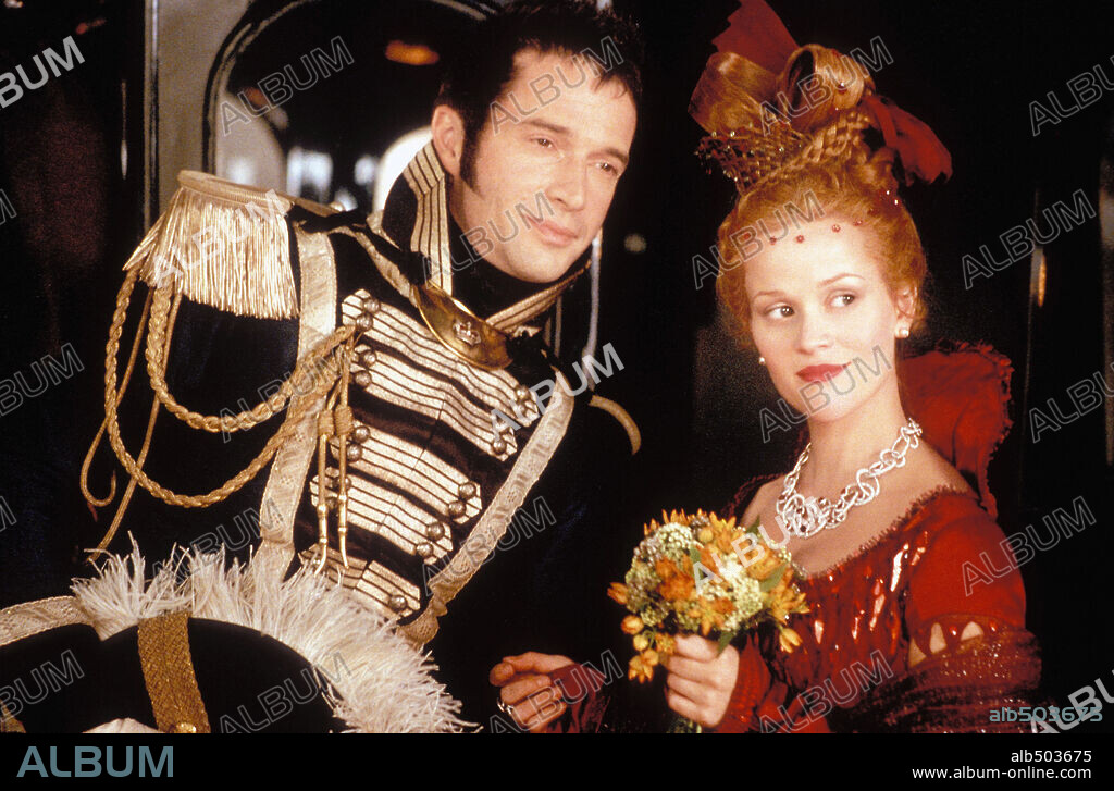 JAMES PUREFOY and REESE WITHERSPOON in VANITY FAIR, 2004, directed by MIRA NAIR. Copyright FOCUS FEATURES.