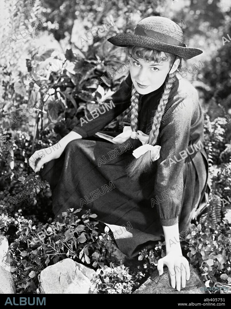 ANNE SHIRLEY en ANITA LA PELIRROJA, 1934 (ANNE OF GREEN GABLES), dirigida por GEORGE NICHOLLS JR.. Copyright RKO.