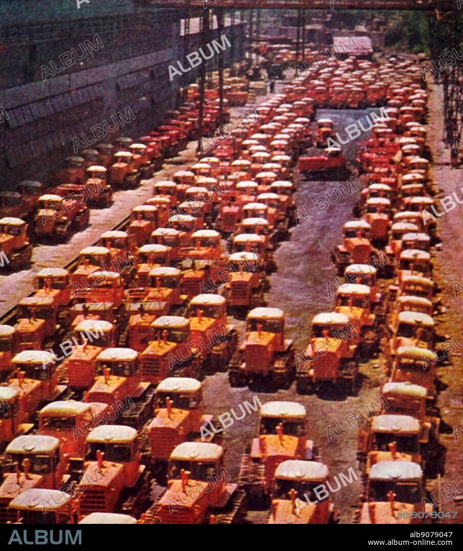 Production of Volgograd tractor (agricultural machine) Factory.