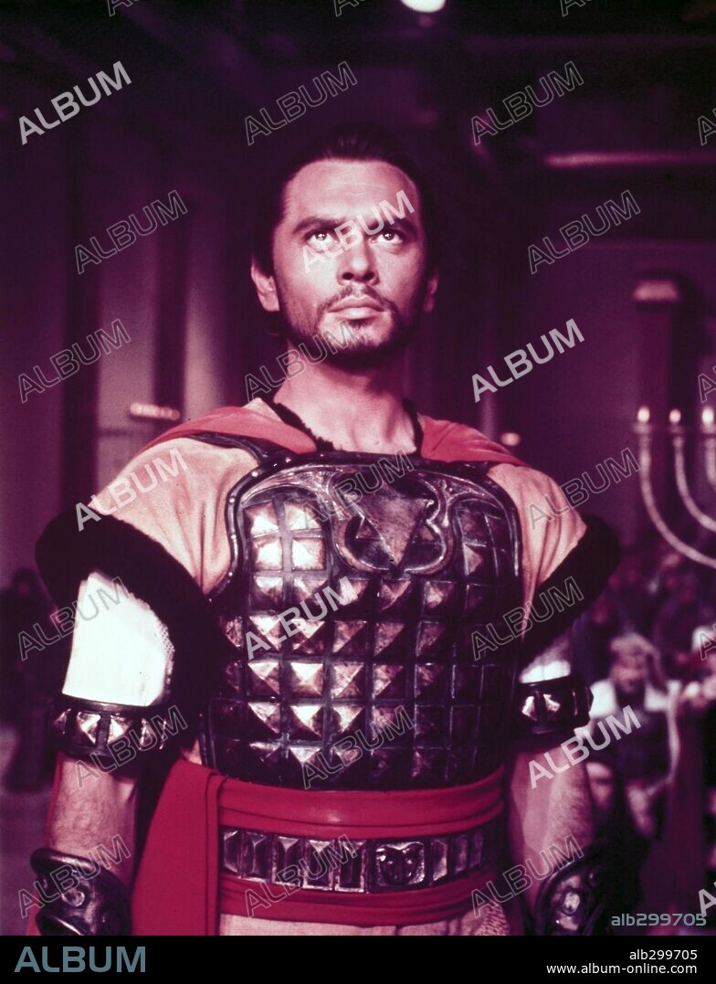 YUL BRYNNER en SALOMÓN Y LA REINA DE SABA, 1959 (SOLOMON AND SHEBA), dirigida por KING VIDOR. Copyright UNITED ARTISTS.