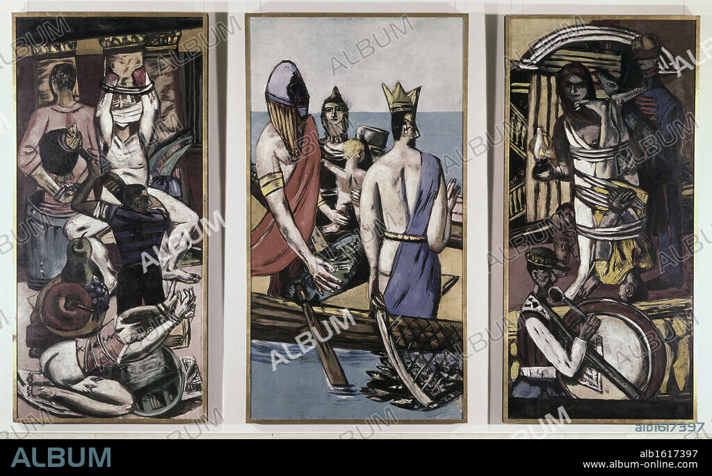 Departure, 1932-33, Max Beckmann, oil on canvas, 1884-1950.