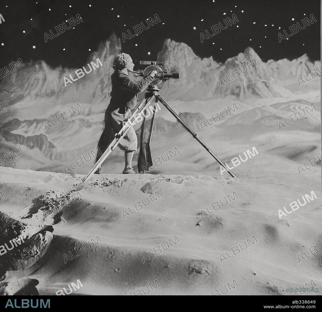 GERDA MAURUS in FRAU IM MOND, 1929, unter der Regie von FRITZ LANG. Copyright U.F.A.