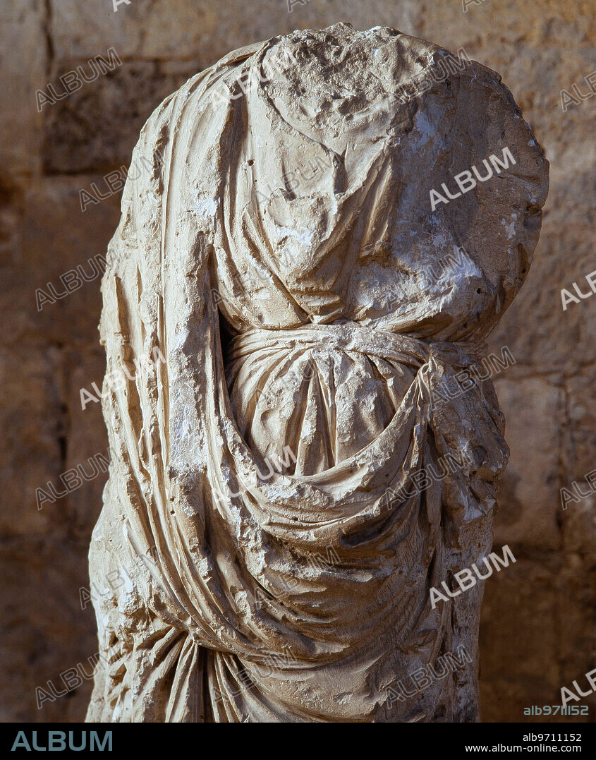 Estatua de Besalú. Museu d'Arqueologia de Catalunya, Girona.
