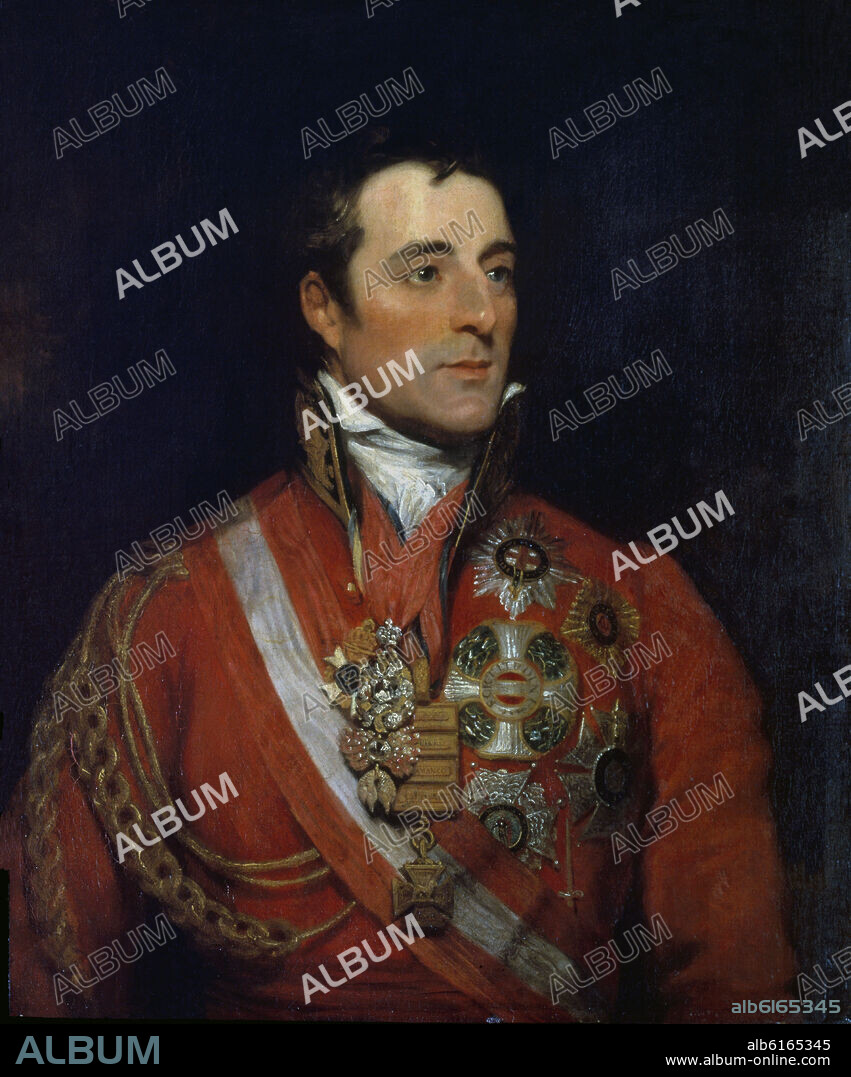 PHILIPS T. RETRATO DE ARTHUR I DUQUE DE WELLINGTON (1769/1852)- 1814.