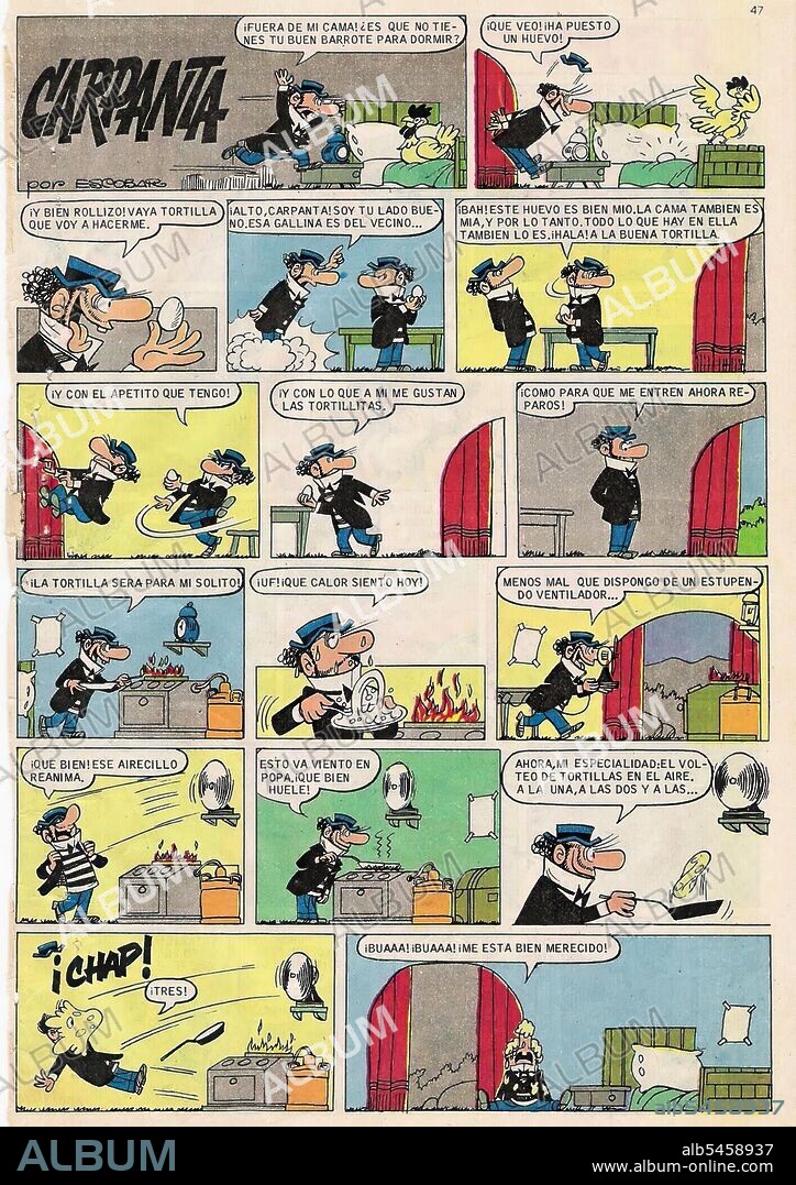 Comic Carpanta de Escobar.
