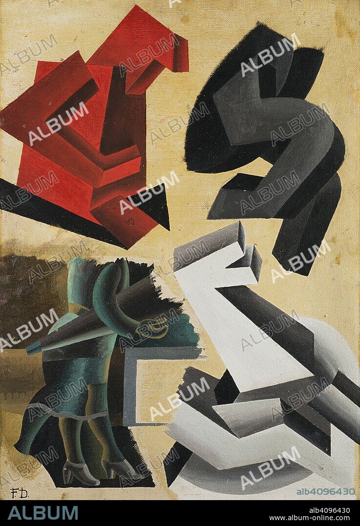 FORTUNATO DEPERO. Studi per dipinti.