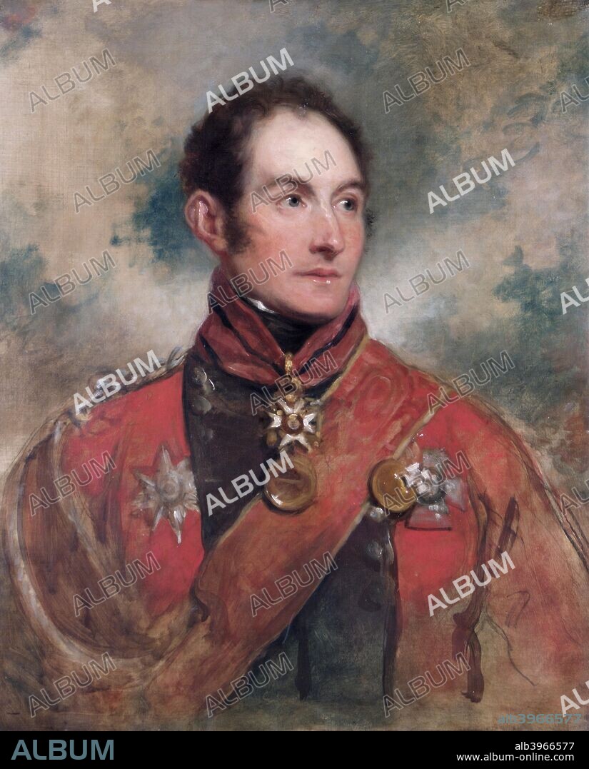 Portrait of Lieutenant-General Sir Edward Barnes, British soldier, 1818. Barnes (1776-1838) served as adjutant-general at the Battle of Waterloo, where he was wounded. He later became Governor of Ceylon. From the collection of Apsley House, London.