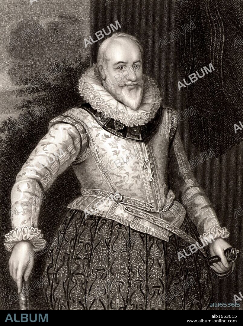 George Carew, Baron Carew of Clopton, Earl of Totnes (1555-1629) English soldier, statesman and antiquary. Friend of Walter Raleigh. Engraving. (Photo by: Universal History Archive/UIG via Getty Images).