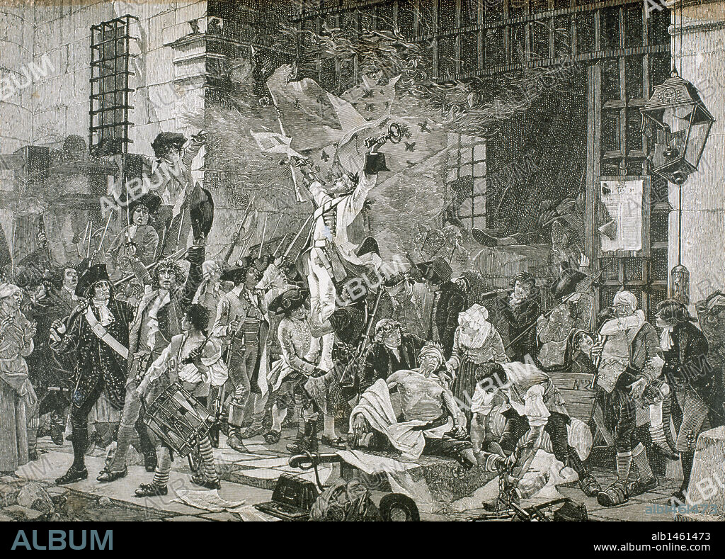 FRANÇOIS FLAMENG. French Revolution. The Storming of the Bastille in Paris occurred on 14 July, 1789.