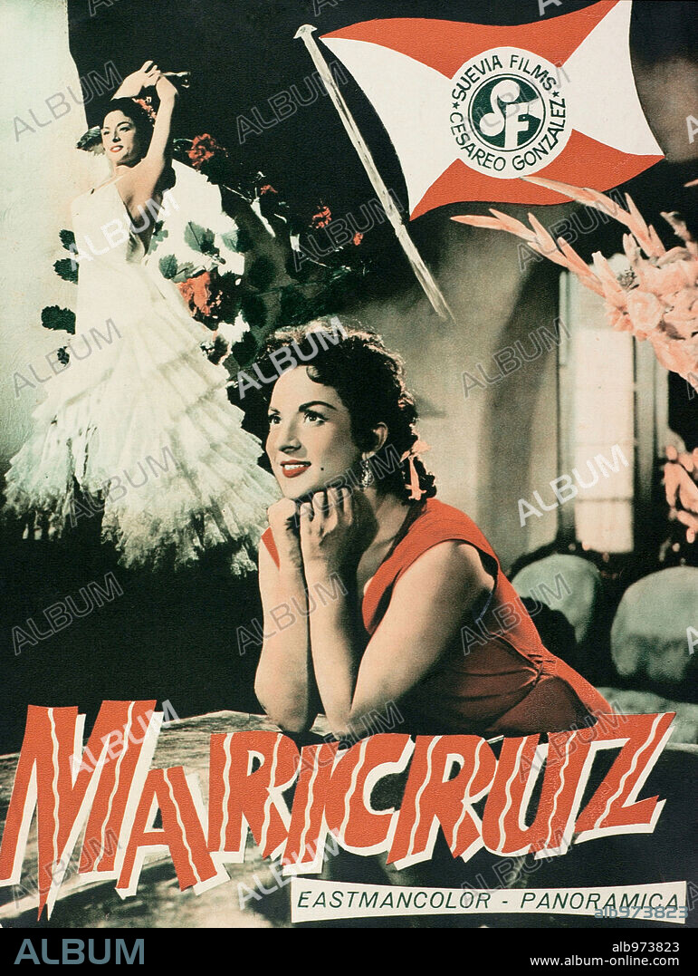 LOLA FLORES en SUEÑOS DE ORO, 1958, dirigida por MIGUEL ZACARIAS.