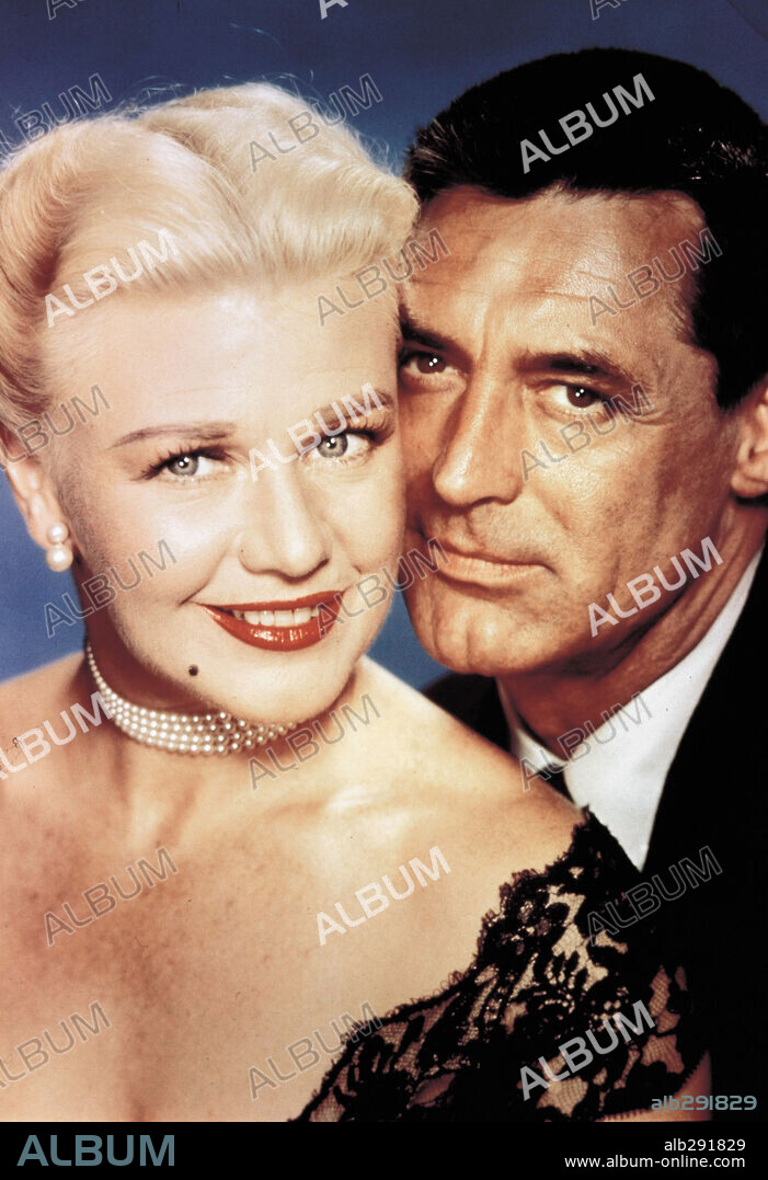 CARY GRANT and GINGER ROGERS in MONKEY BUSINESS, 1952, directed by HOWARD HAWKS. Copyright 20TH CENTURY FOX.