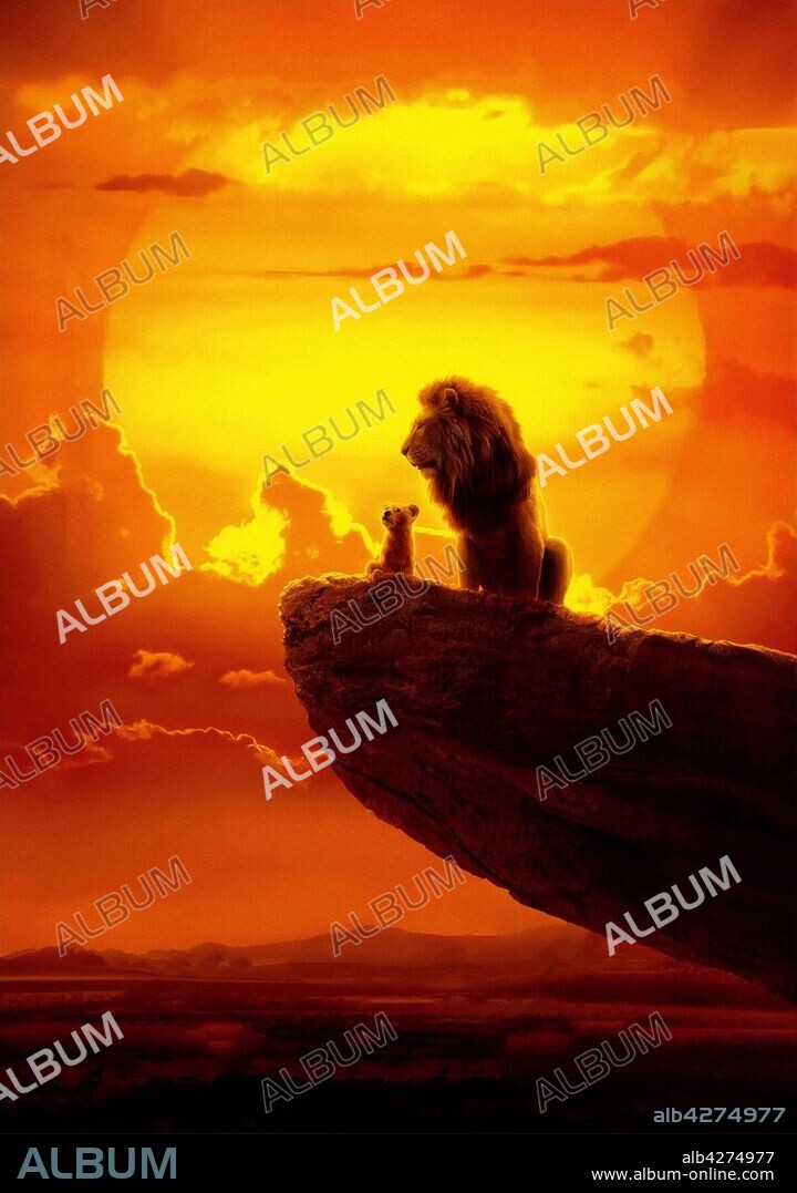 Poster de EL REY LEÓN, 2019 (THE LION KING), dirigida por JON FAVREAU. Copyright FAIRVIEW ENTERTAINMENT/WALT DISNEY PICTURES.