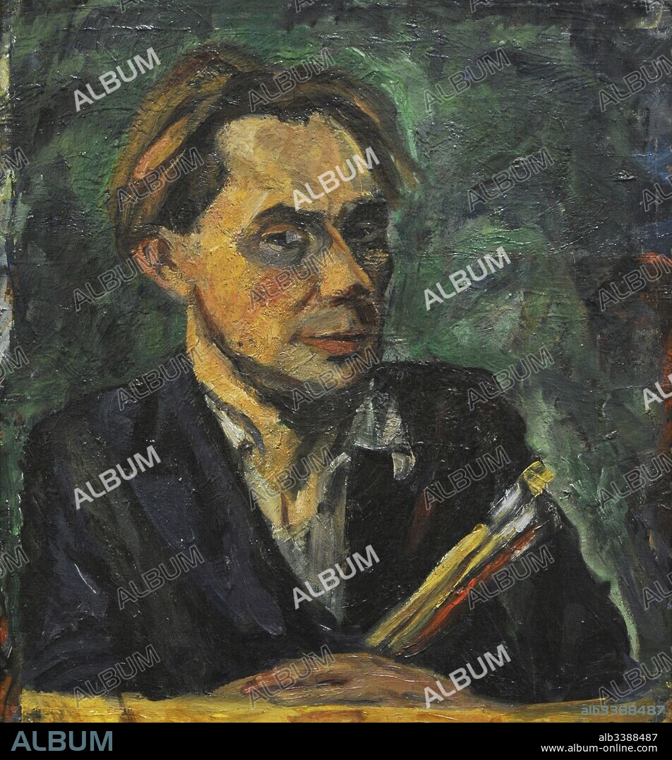 Antanas Samuolis (1899-1942). Pintor lituano. Autorretrato, 1930-1931. Galería Nacional de Arte (National Gallery of Art). Vilna (Vilnius). Lituania.