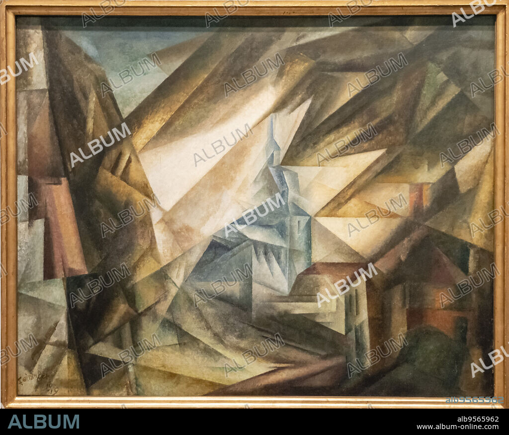 Chuech of Niedergrunstedt, Lyonel Feininger, 1919, Berlin, Federal Republic of Germany.