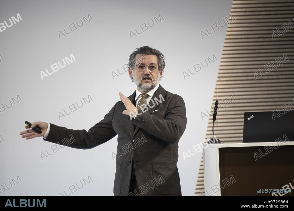 Madrid, 30/03/2022. Foro ABC Salud, 'El cáncer de colon. Prevención y tratamiento'. Intervienen José Ignacio Martín Valdés, Santiago González, Pedro Robledo, Ricardo Cubedo, Pilar Sánchez Vera, Irene López Rojo y Ana Garnica. Foto: Isabel Permuy. ARCHDC.