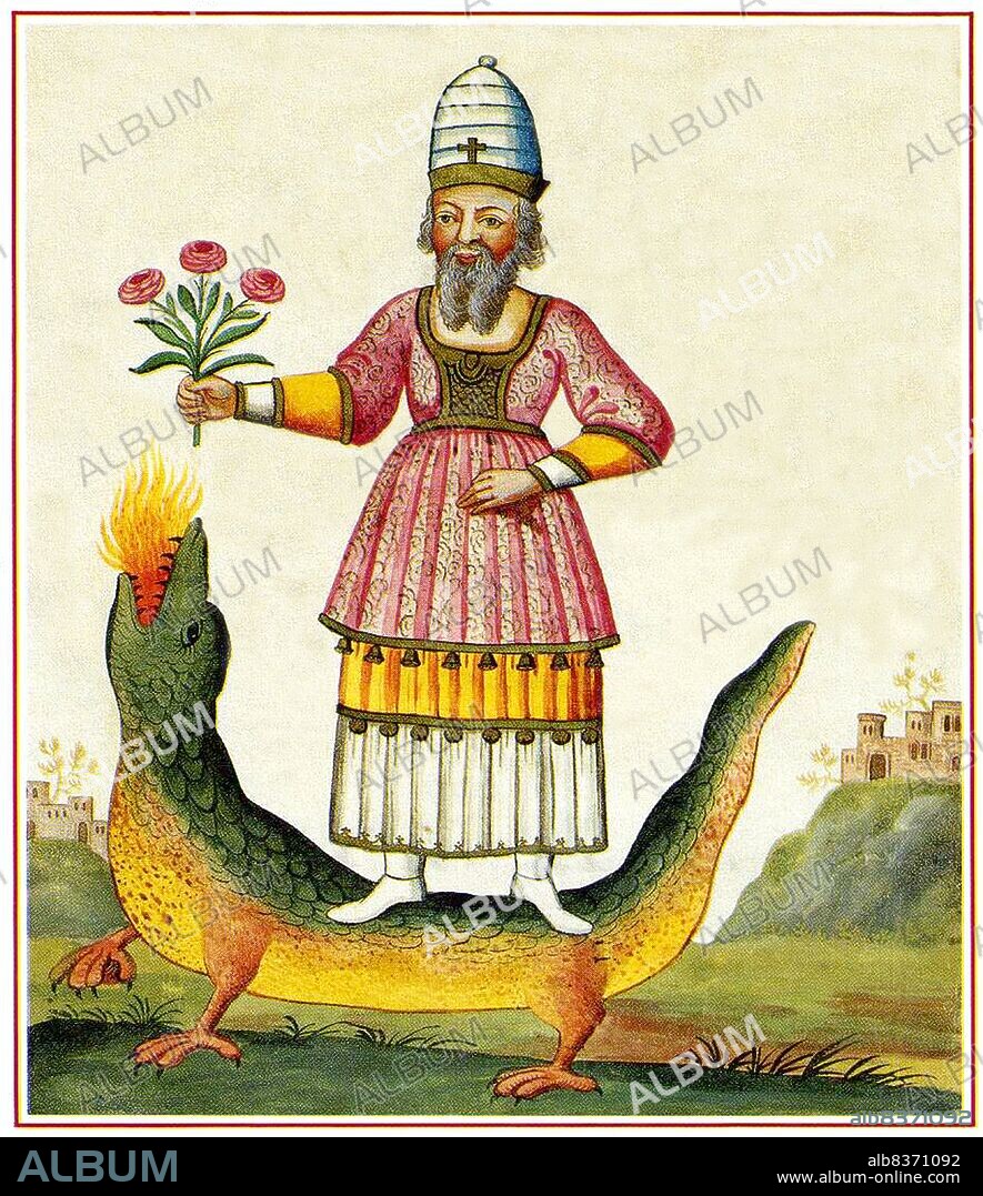 <i>Clavis Artis</i> is the title of an alchemical manuscript published in Germany in three volumes in the late 17th or early 18th century, attributed to Zoroaster (Zarathustra). It features numerous watercolour illustrations depicting alchemical images, as well as pen drawings of laboratory instruments.<br/><br/>. Three copies of the manuscript are known to exist, one at the Biblioteca dellAccademia Nazionale dei Lincei in Rome, one at the Biblioteca Civica Attilio Hortis in Trieste, and one at the Bayerische Staatsbibliothek in Munich. There is no information about the author and the origin of the manuscript, but there are references to a Rosicrucian order (Orden der Gold- und Rosenkreutzer).
