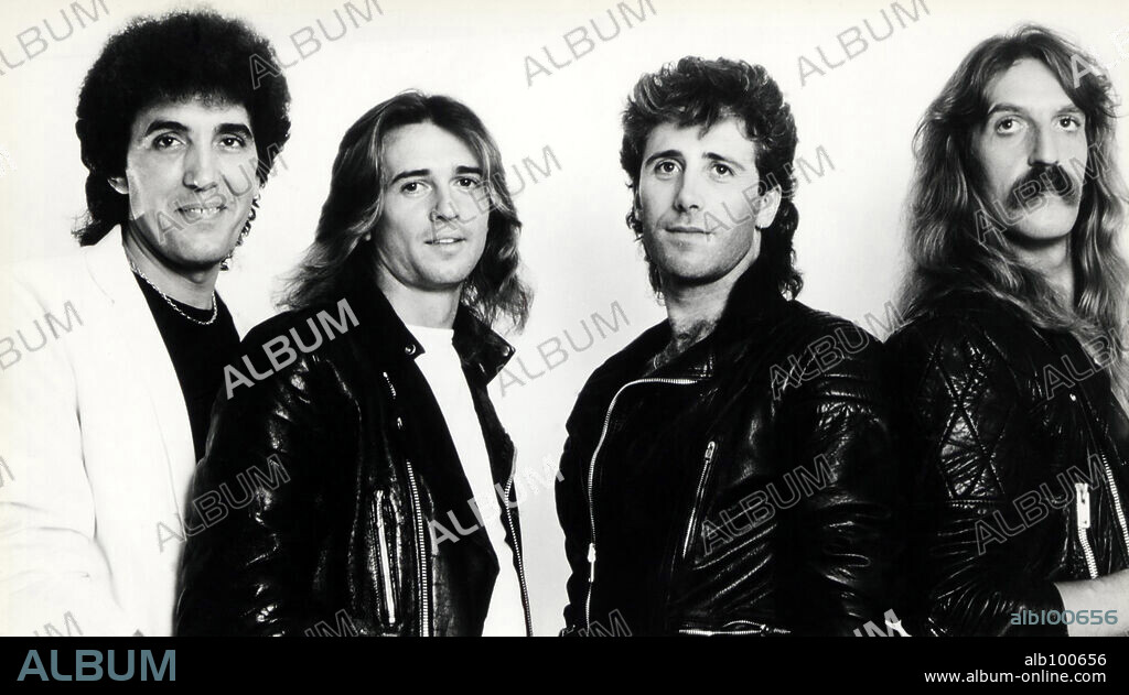 Integrantes de COZ, un grupo español pionero del rock duro comercial español. (COZ©DJC).