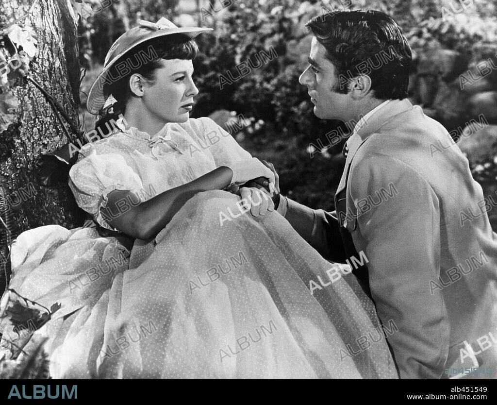 JUNE ALLYSON y PETER LAWFORD en MUJERCITAS, 1949 (LITTLE WOMEN), dirigida por MERVYN LEROY. Copyright M.G.M.