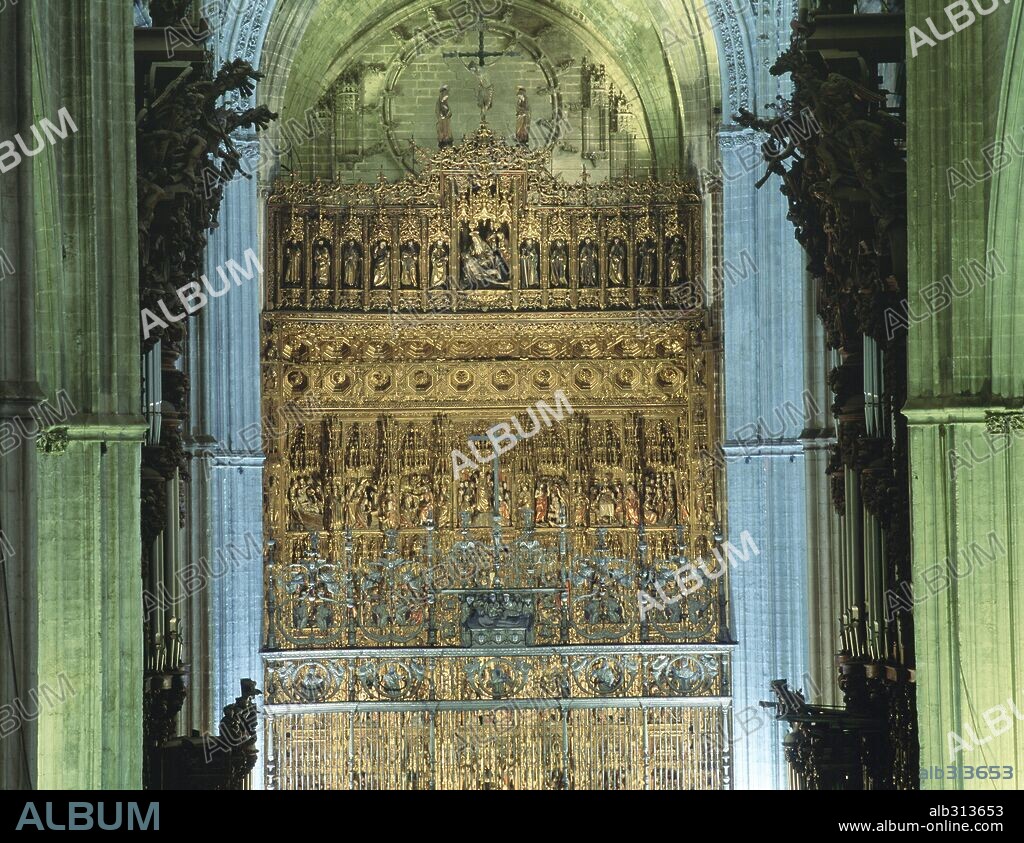 Altar Mayor de la Catedral de Sevilla.