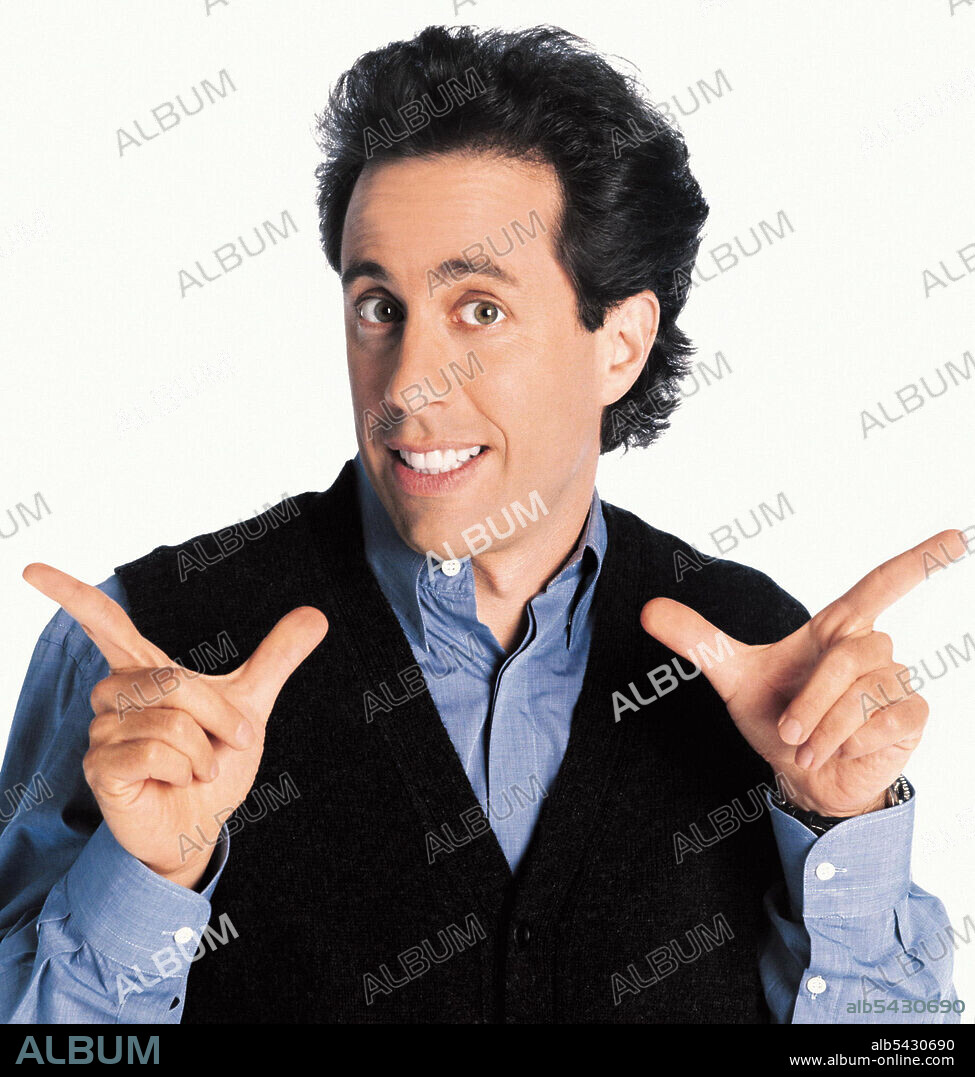 JERRY SEINFELD in SEINFELD, 1990, directed by ANDY ACKERMAN, DAVID STEINBERG and JASON ALEXANDER. Copyright CASTLE ROCK/WEST-SHAPIRO.