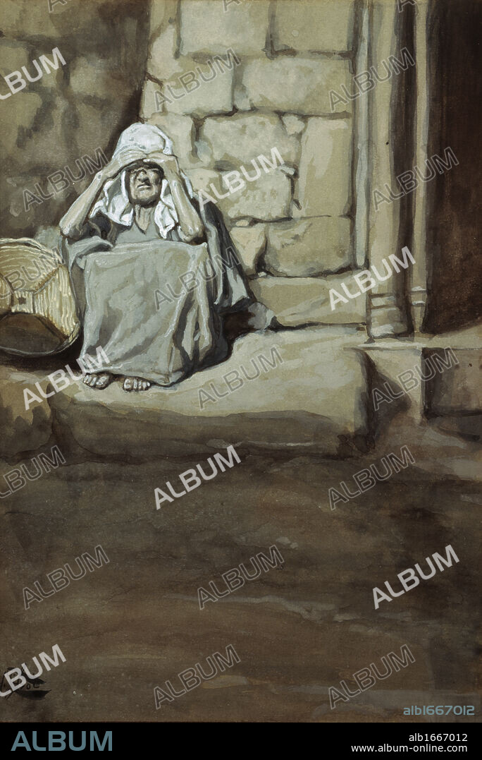 Miriam Shut Out from the Camp  James Tissot  (1836-1902 French)  Jewish Museum, New York.