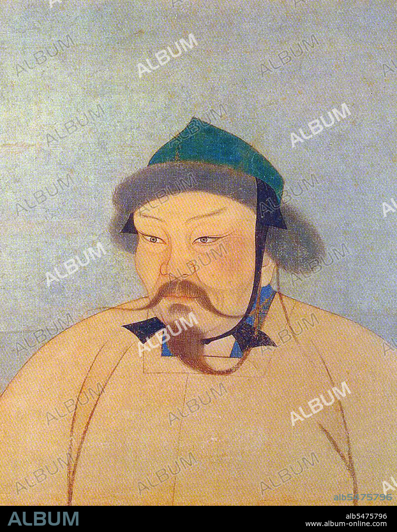 Ogedei Khan (c. 1186 - December 11, 1241) was the third son of Genghis Khan and second Great Khan (Khagan) of the Mongol Empire by succeeding his father. He continued the expansion of the empire that his father had begun, and was a world figure when the Mongol Empire reached its farthest extent west and south during the invasions of Europe and Asia. Like all of Genghis' primary sons, he participated extensively in conquests in China, Iran and Central Asia. After the death of Genghis Khan, his youngest son Tolui acted as the temporary head of state affairs until in 1228, yellow cattle year, the third son of Genghis Khan, Ogedei was enthroned by the Great Assemblage held in Hudeearal on the river Herlen. Ogedei was born in 1187,the red horse year, and from the age of 17 he began to contribute to the strenghening of state affairs. Ogedei Khan improved the organizational form of the state, finished the construction of Karakorum city begun by his father Genghis Khan and made it the capital of the Mongolian Empire. Ogedei Khan passed away in 1241, the white cattle year, at the age of 56.