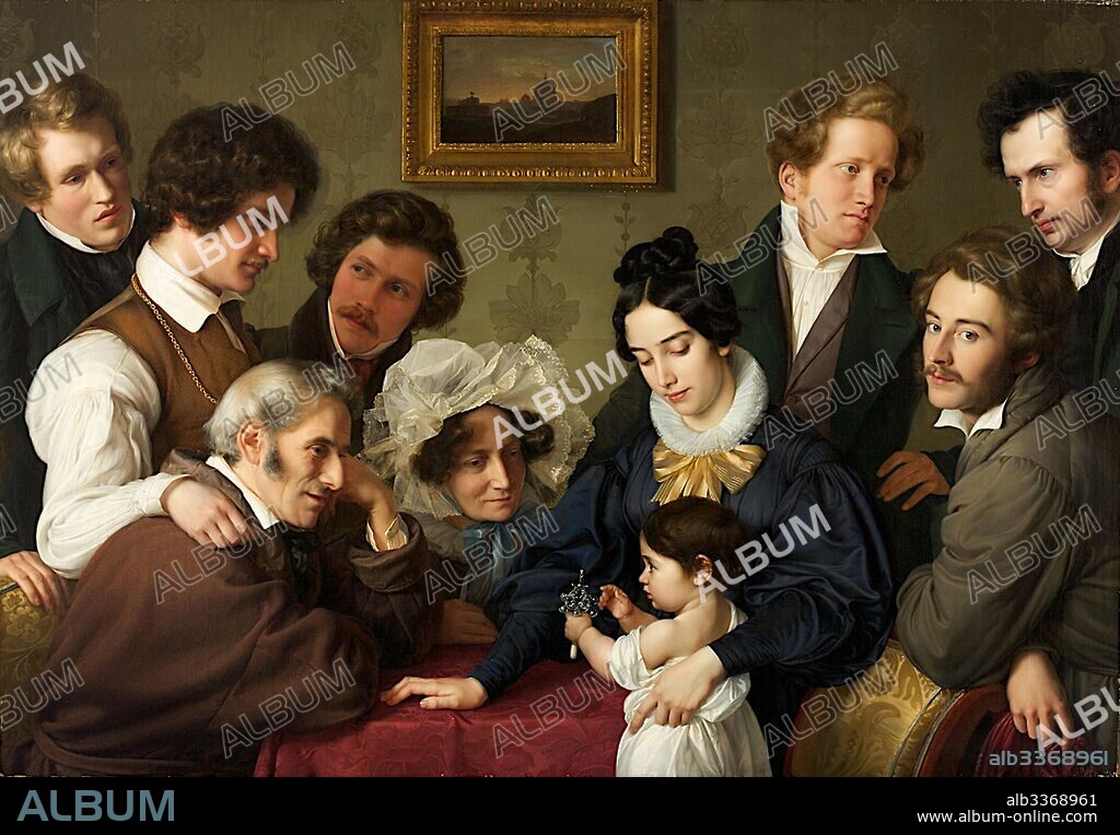 EDUARD BENDEMANN. The Schadow Circle. (The Bendemann Family and their Friends).