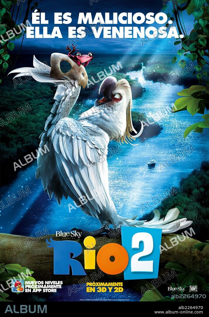 Poster of RIO 2, 2014, directed by CARLOS SALDANHA. Copyright Blue sky studios.