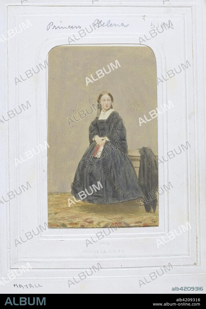 Princess Helena. John Jabez Edwin Mayall; American, 1813-1901. Date: 1855-1865. Dimensions: 8.2 x 5.1 cm (image/paper, approx.); 10.6 x 6.1 cm (mount). Albumen print. Origin: United States.
