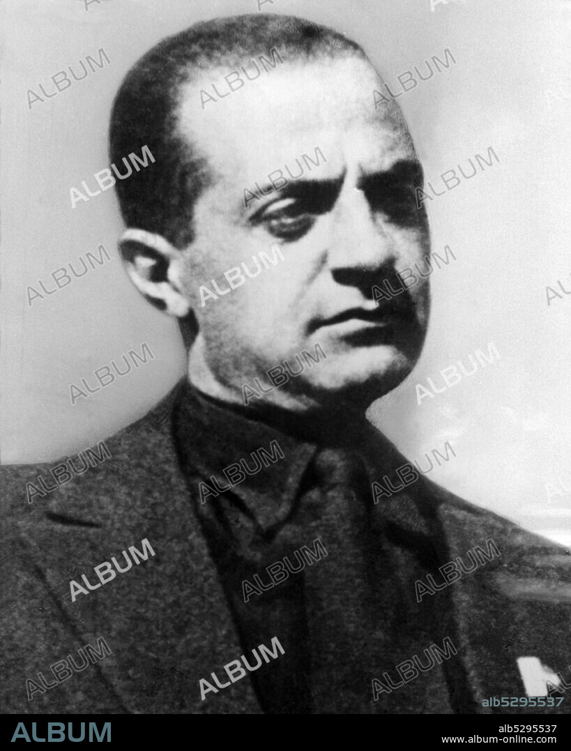 Giuseppe Bottai (1895-1959), periodista, político y ministro italiano durante el régimen fascista de Benito Musolini.