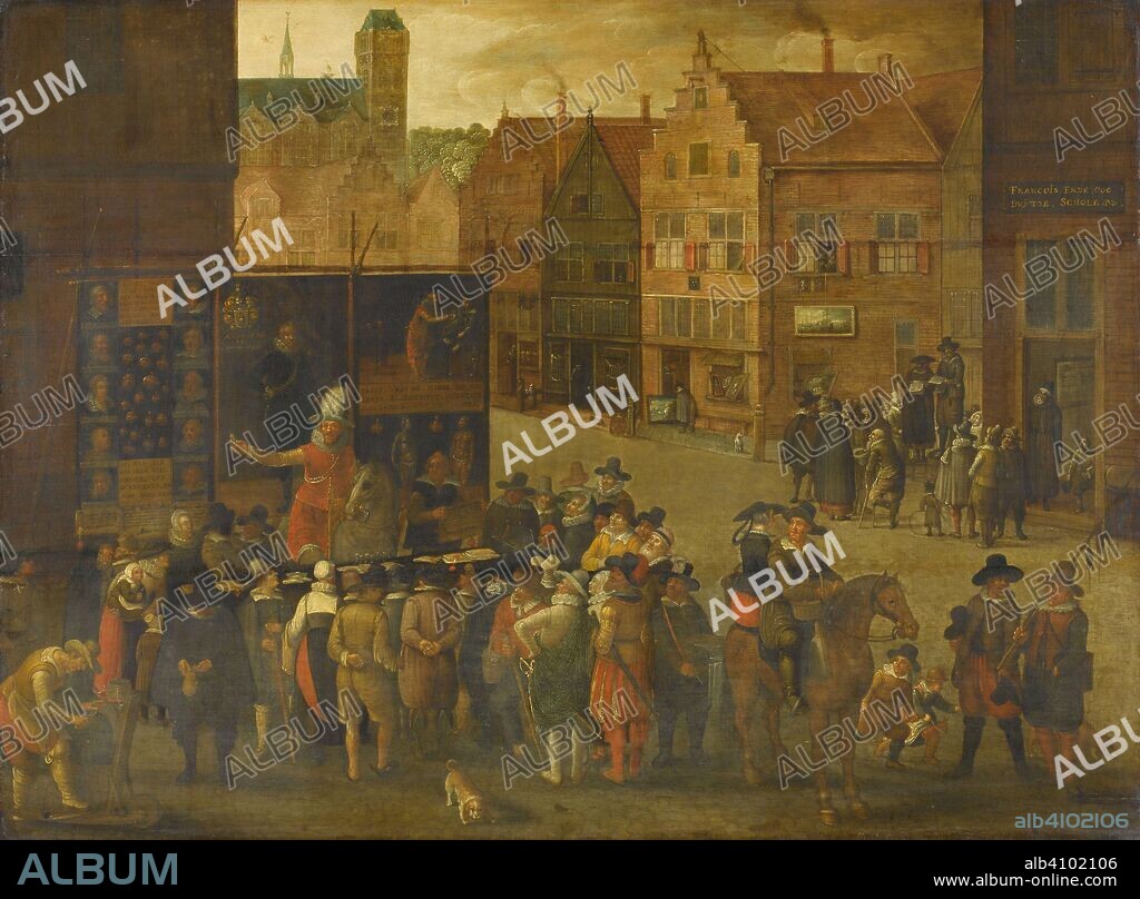 The Quack. Dating: c. 1619 - c. 1625. Place: Northern Netherlands. Measurements: support: h 67 cm × w 90.7 cm; d 10.5 cm.