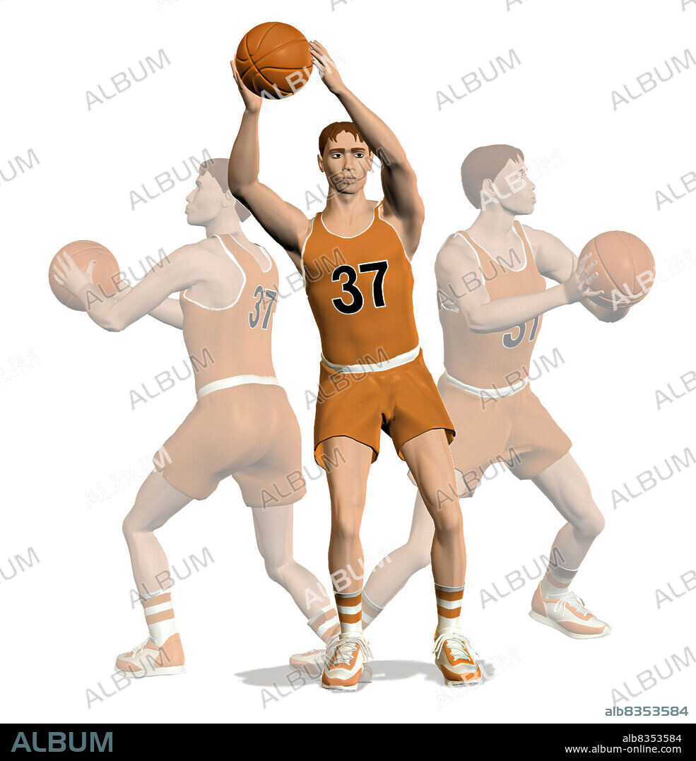 Pivoting is a restricted motion. The players position upon getting the ball determines which foot becomes the pivot foot. If the player catches the ball in the air, the first foot that touches the ground becomes the pivot foot. If the player catches the ball with both feet on the ground, he can choose his pivot foot; if the ball is caught while one foot is on the ground, that foot becomes the pivot foot. The only way to free the pivot foot while retaining possession of the ball is to start dribbling.