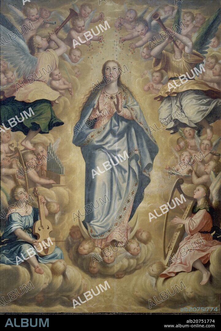 JUAN SANCHEZ COTAN (1560-1627). ASUNCION DE LA VIRGEN - 1603-1627 - OLEO/LIENZO - BARROCO ESPAÑOL.