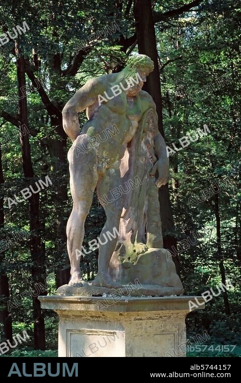 Großsedlitz (Heidenau, Barockgarten / Hercules Farnese Format / Filmsize: 6 × 9 cm.