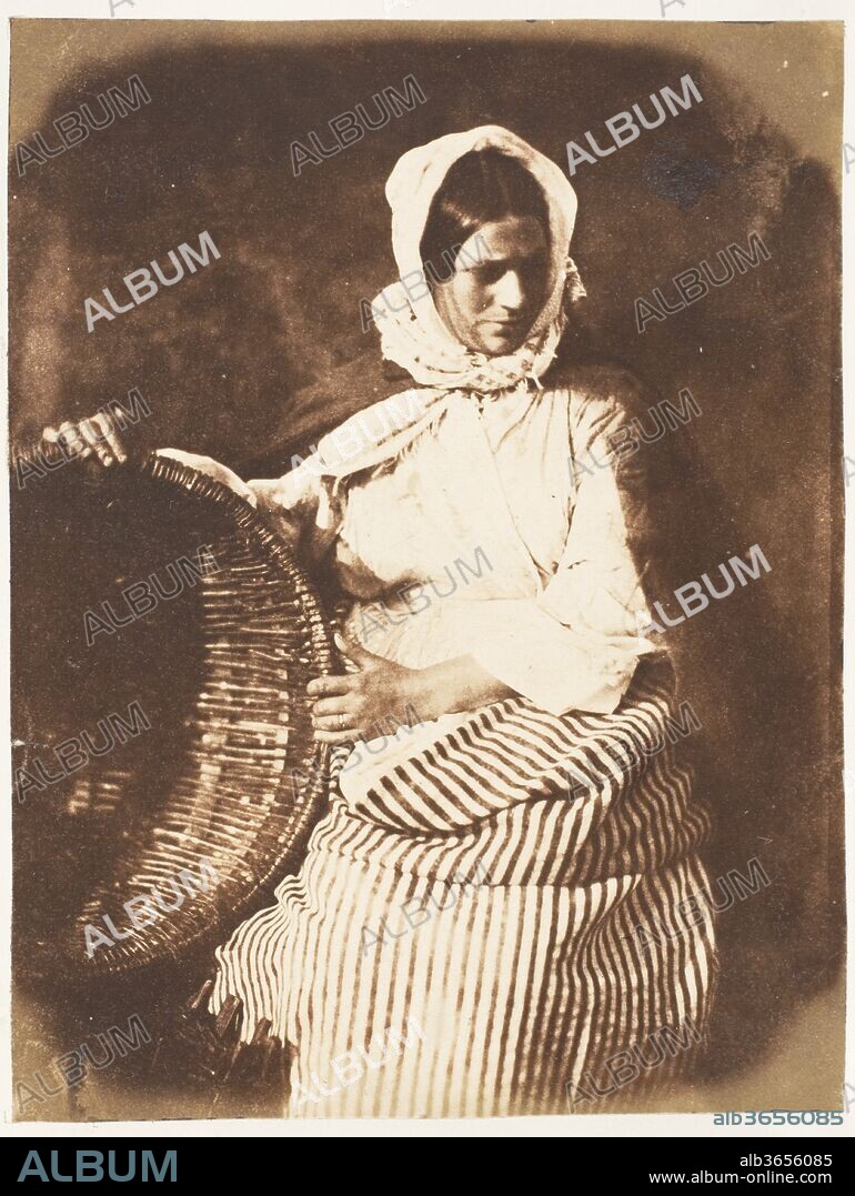 ROBERT ADAMSON and DAVID OCTAVIUS HILL. Newhaven Fishwife. Artist: David Octavius Hill (British, Perth, Scotland 1802-1870 Edinburgh, Scotland); Robert  Adamson (British, St. Andrews, Scotland 1821-1848 St. Andrews, Scotland). Photography Studio: Hill and Adamson (British, active 1843-1848). Date: 1843-47.