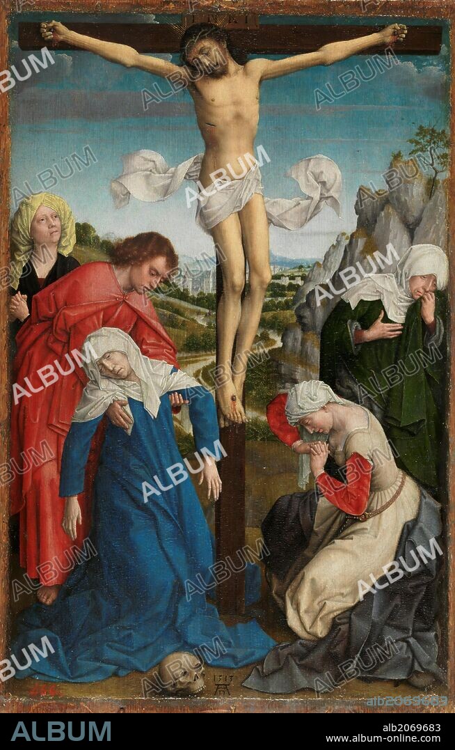 ROGER VAN DER WEYDEN (DISCIPULO DE). Roger van der Weyden (Discípulo de) / 'La Crucifixión', Hacia 1510, Escuela Flamenca, Óleo sobre Tabla, 47 cm x 31 cm, P01886.