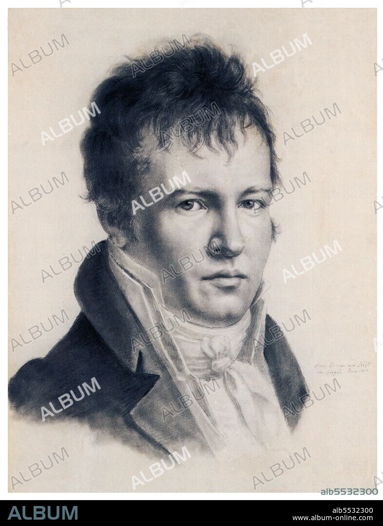 Friedrich Wilhelm Heinrich Alexander von Humboldt was a Prussian geographer, naturalist, and explorer, and the younger brother of the Prussian minister, philosopher and linguist Wilhelm von Humboldt (1767–1835). Humboldt's quantitative work on botanical geography laid the foundation for the field of biogeography. Between 1799 and 1804, Humboldt travelled extensively in Latin America, exploring and describing it for the first time from a modern scientific point of view. His description of the journey was written up and published in an enormous set of volumes over 21 years. He was one of the first to propose that the lands bordering the Atlantic Ocean were once joined (South America and Africa in particular). Later, his five-volume work, Kosmos (1845), attempted to unify the various branches of scientific knowledge. Humboldt supported and worked with other scientists, including Joseph-Louis Gay-Lussac, Justus von Liebig, Louis Agassiz, Matthew Fontaine Maury, Georg von Neumayer, and most notably, Aimé Bonpland, with whom he conducted much of his scientific exploration.