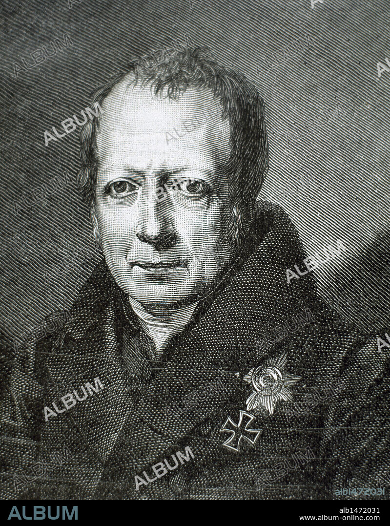 HUMBOLDT, Wilhelm von (1767-1835). Filólogo, estadista, crítico y escritor alemán. Grabado.