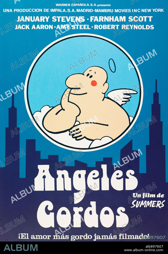 Poster de ANGELES GORDOS, 1982 (FAT ANGELS), dirigida por MANUEL SUMMERS. Copyright IMPALA S.A.