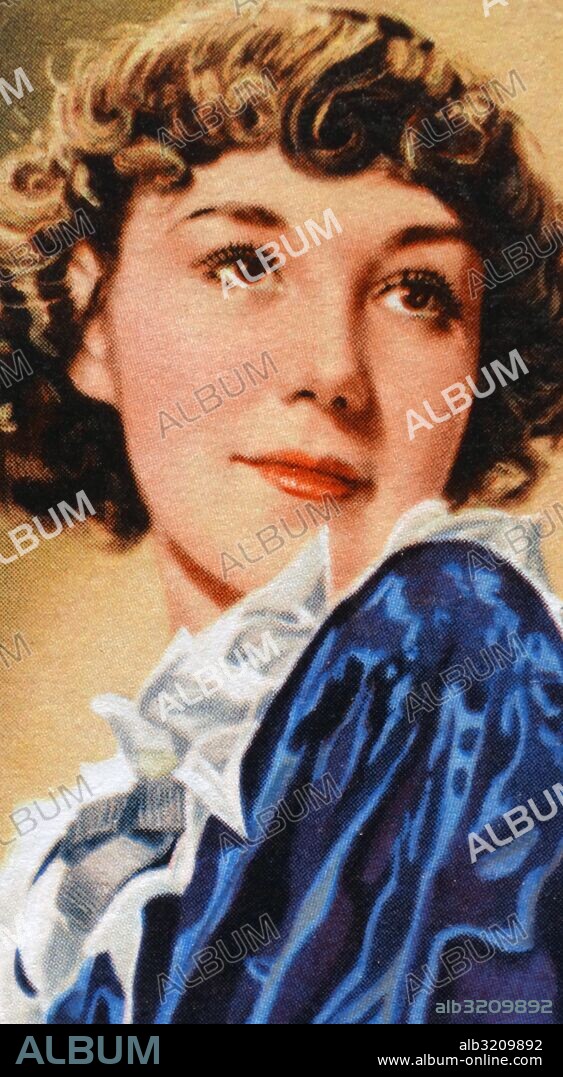 Anne Shirley (1918-1993) an American film actress. Dated 20th Century.