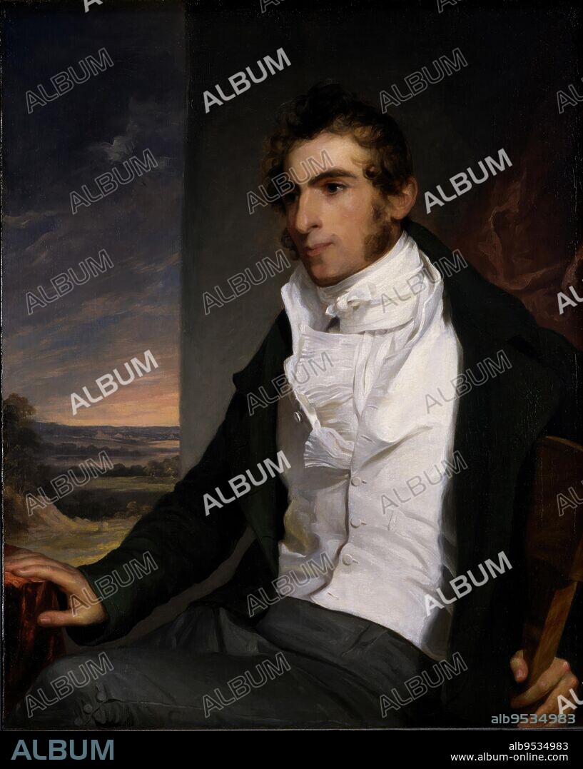 THOMAS SULLY. Daniel La Motte. Oil on canvas mounted on wood. Date: 1812-1813.