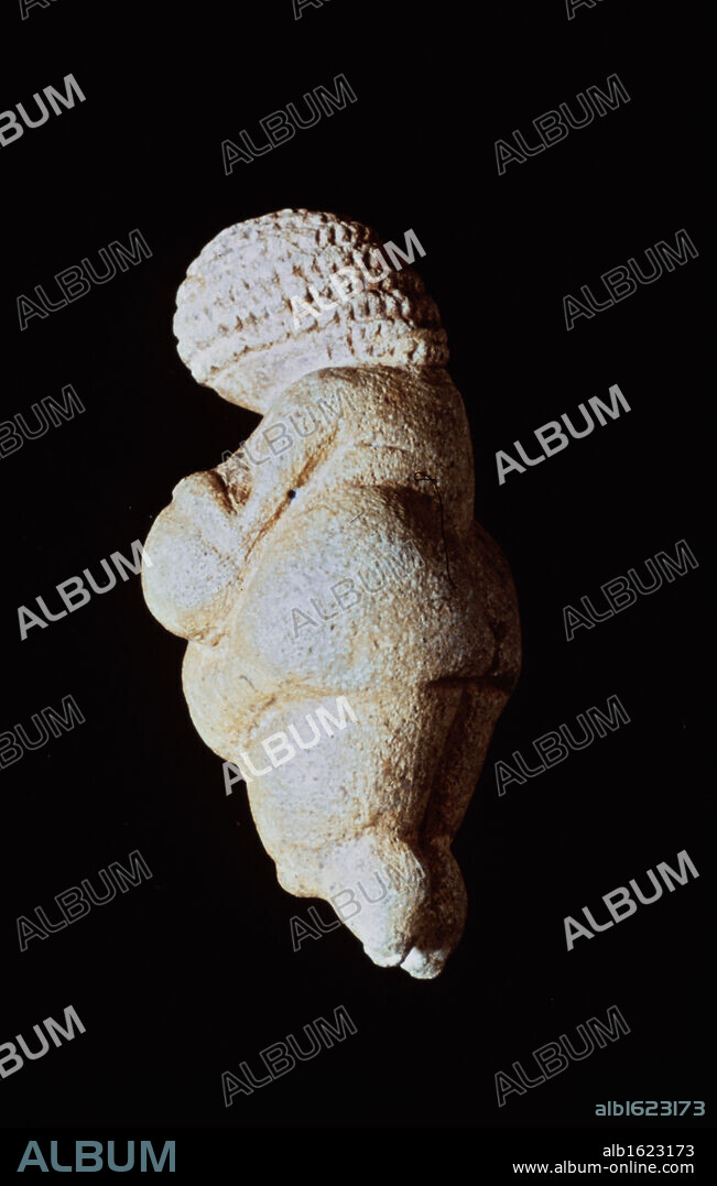 Venus of Willendorf  25,000-30,000 BCE  Prehistoric Art  Limestone  Kunsthistorisches Museum, Vienna, Austria.