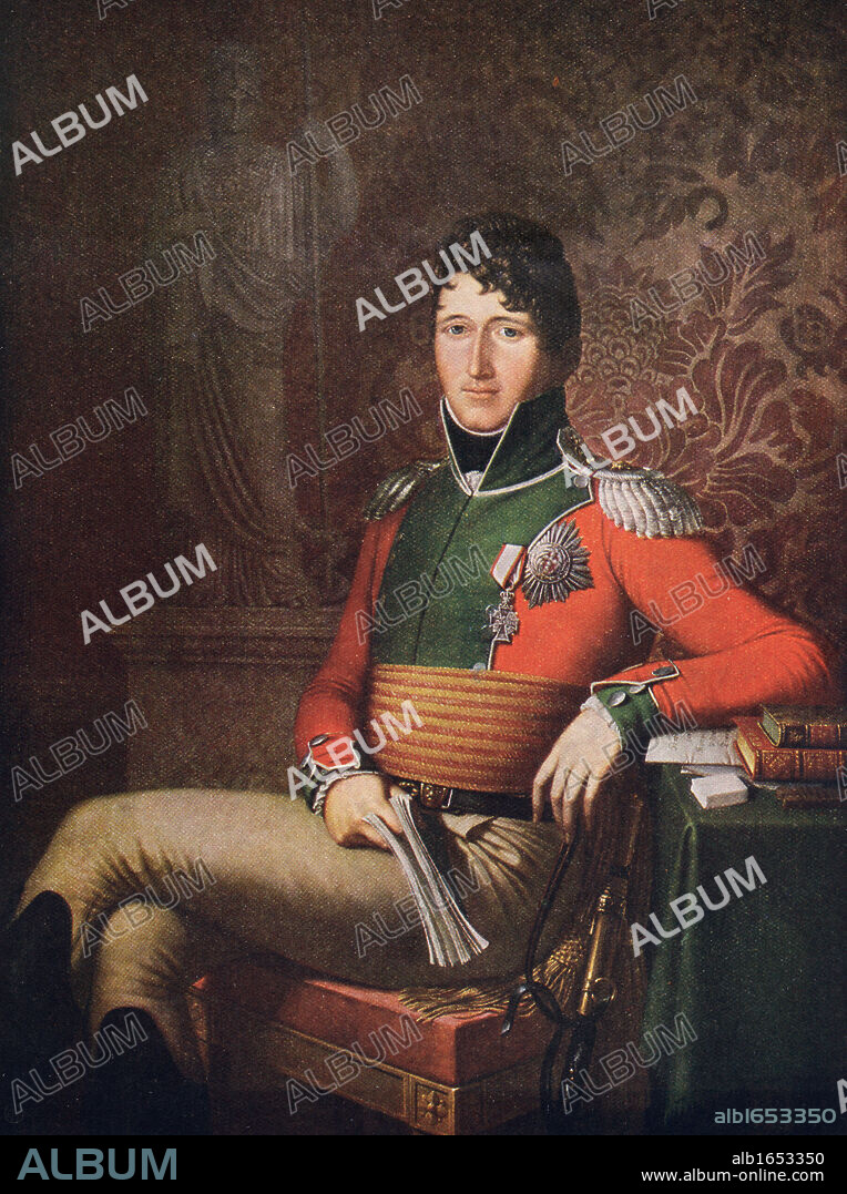 Christian VIII Christian Frederik 1786-1848 King of Denmark From the book Eidsvoll 1814 published 1914.