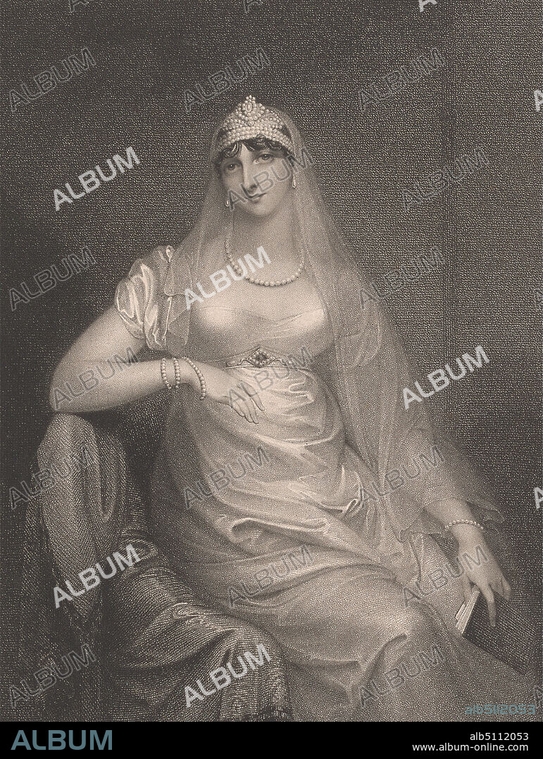 Lady Dalrymple Hamilton, John Samuel Agar, ca. 17731858, British, after Anne Mee, ca. 17601851, British, 1812, Stipple engraving on moderately thick, slightly textured, cream, wove paper, with cream chine collé, Sheet: 22 × 16 3/8 inches (55.9 × 41.6 cm), Plate: 17 5/16 × 13 3/8 inches (44 × 34 cm), Chine collé: 17 1/4 × 13 3/8 inches (43.8 × 34 cm), and Image: 8 1/2 × 6 3/8 inches (21.6 × 16.2 cm).