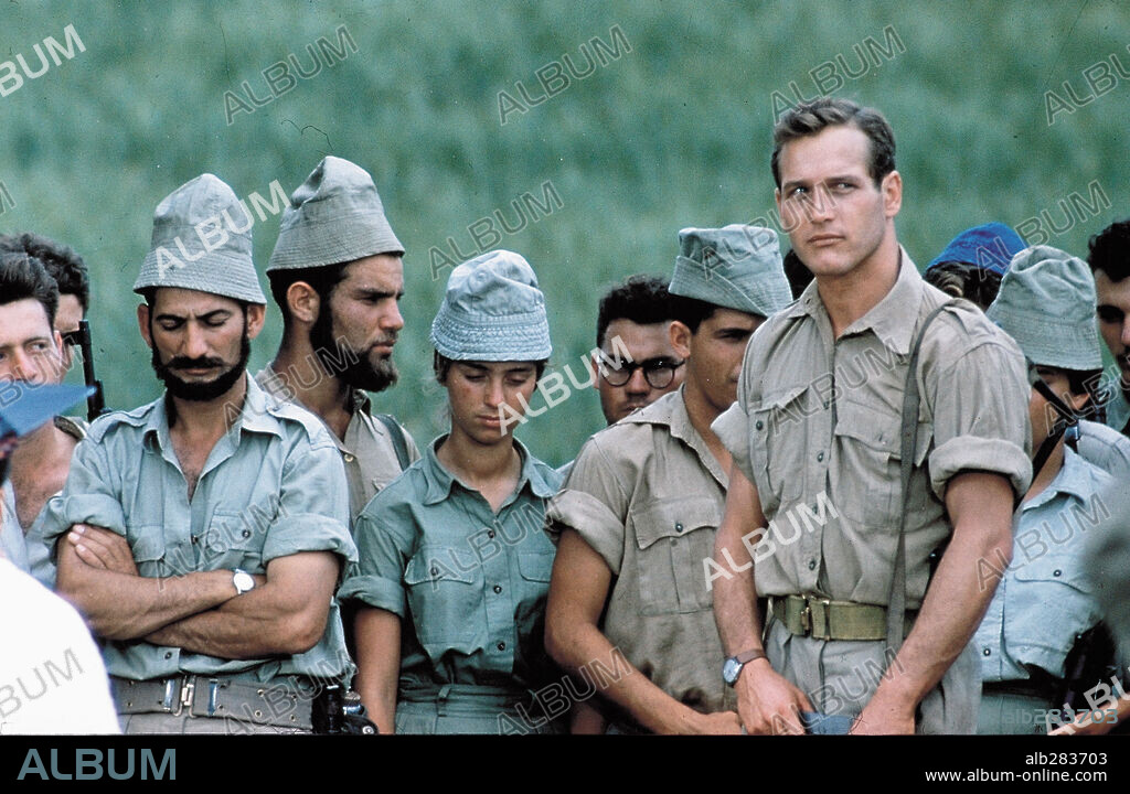 PAUL NEWMAN in EXODUS, 1960, directed by OTTO PREMINGER. Copyright UNITED ARTISTS.