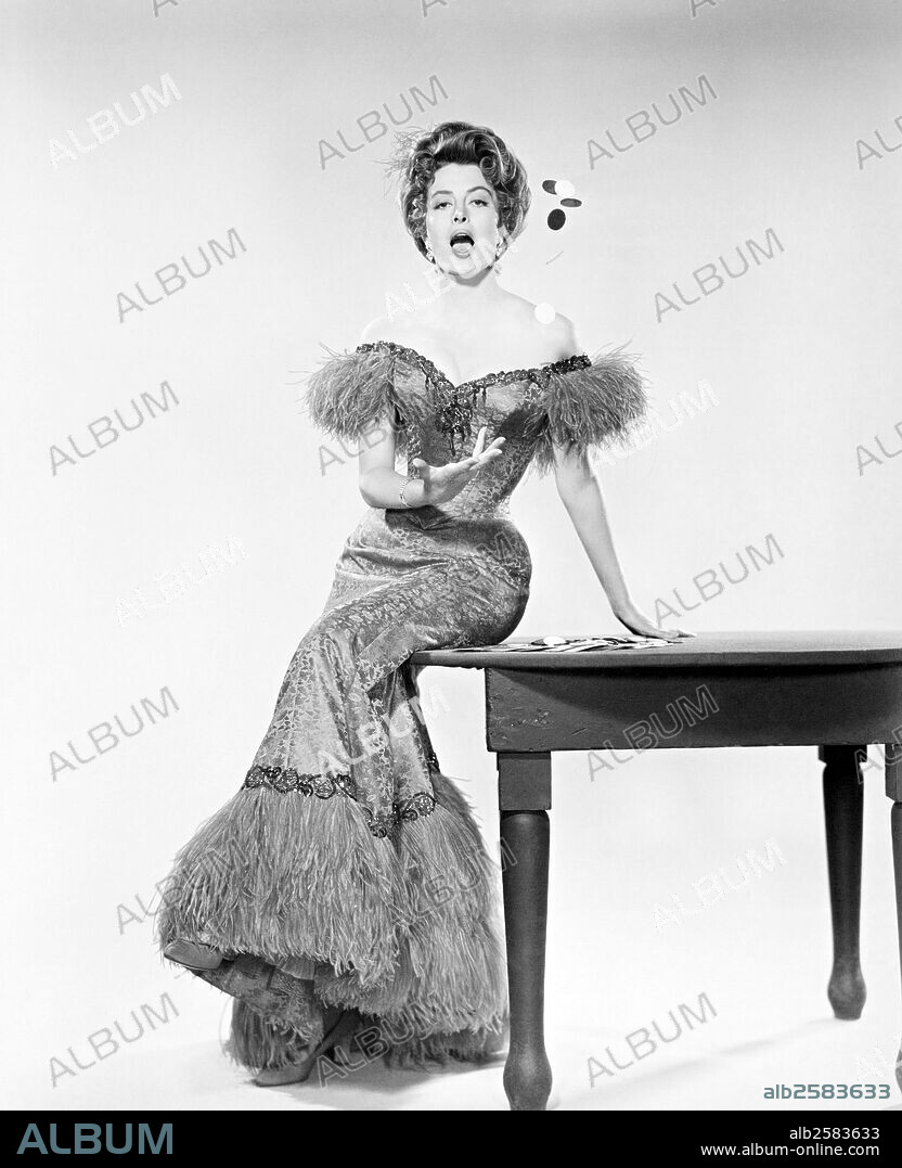 capucine in NORTH TO ALASKA, 1960, directed by HENRY HATHAWAY. Copyright 20TH CENTURY FOX.