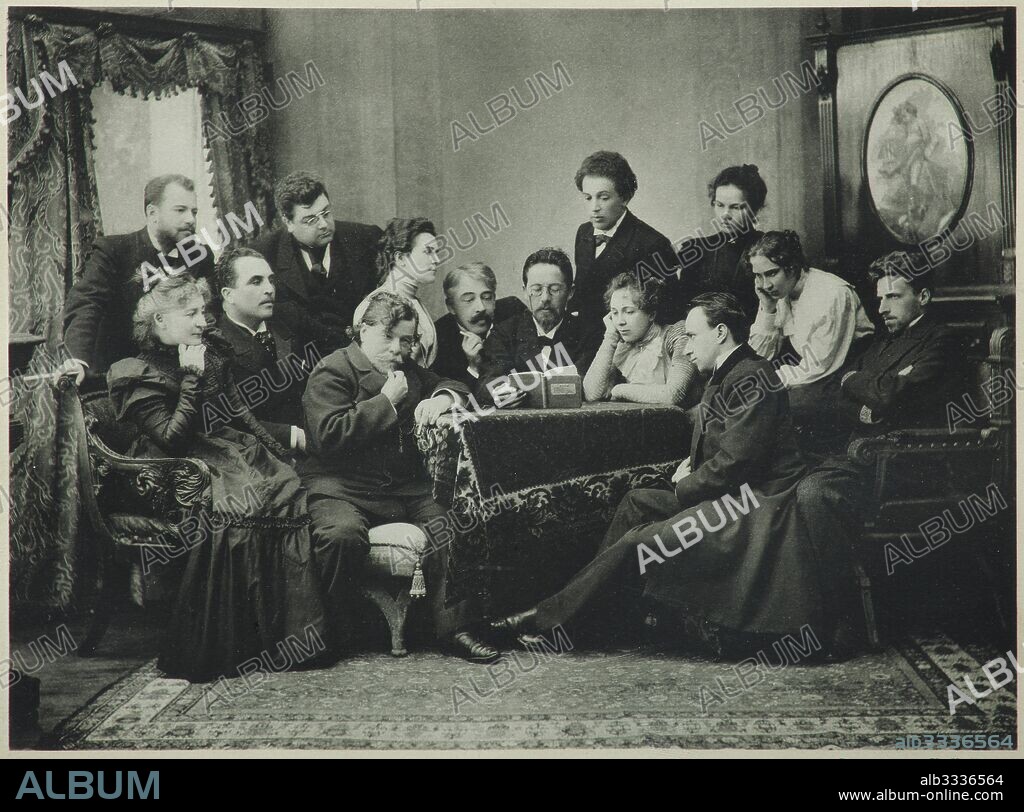 PYOTR PETROVICH PAVLOV. Anton Chekhov reads "The Seagull" with the Moscow Art Theatre company.