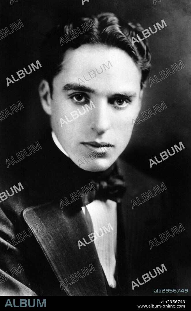 Photograph of Sir Charles Spencer 'Charlie' Chaplin (1889-1977) English actor comedian and filmmaker who rose to fame in the silent era. Dated 1917.