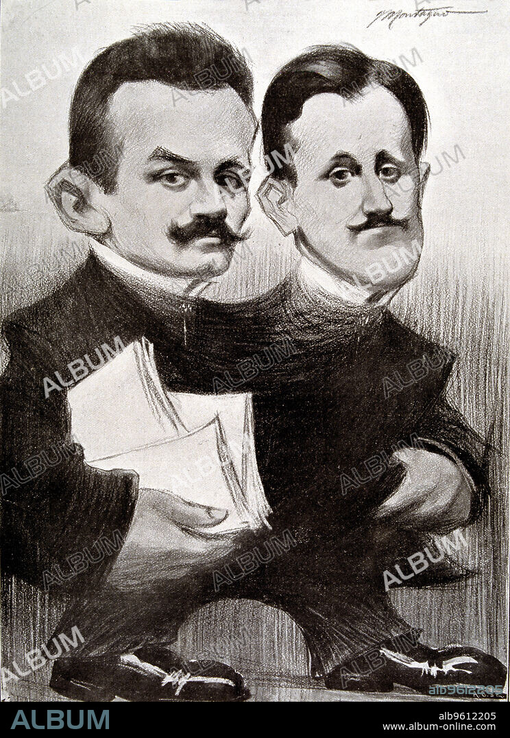 Serafin y Joaquin Alvarez Quintero, (1871-1938) (1873-1944). Spanish writers.