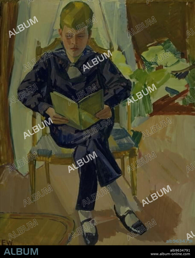 EDVARD WEIE. Portrait of Bent von Müllen as a Boy, 1894-1943.
